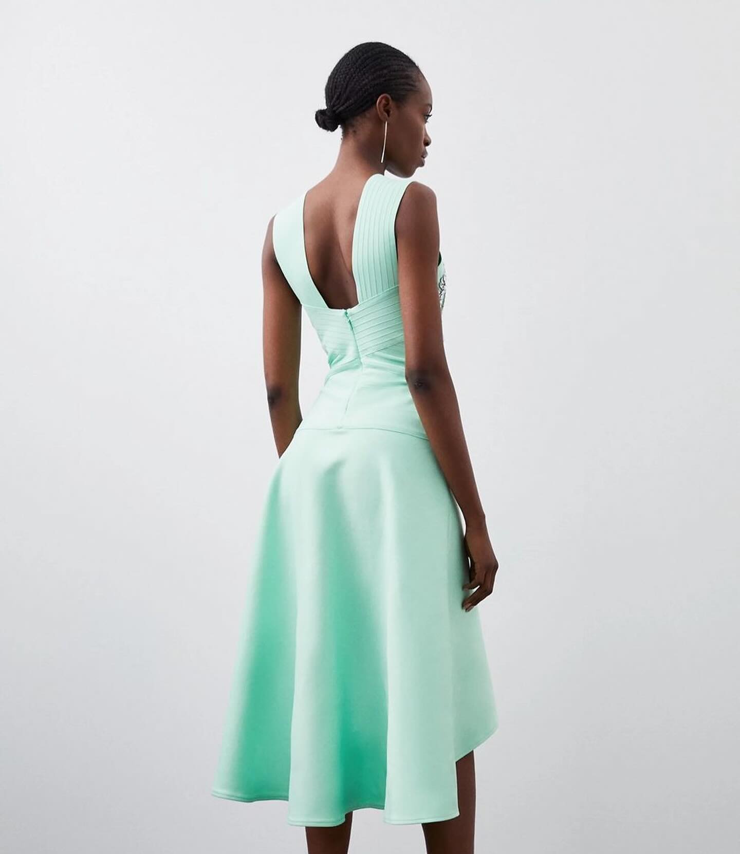 Women's sexy a-line midi dress