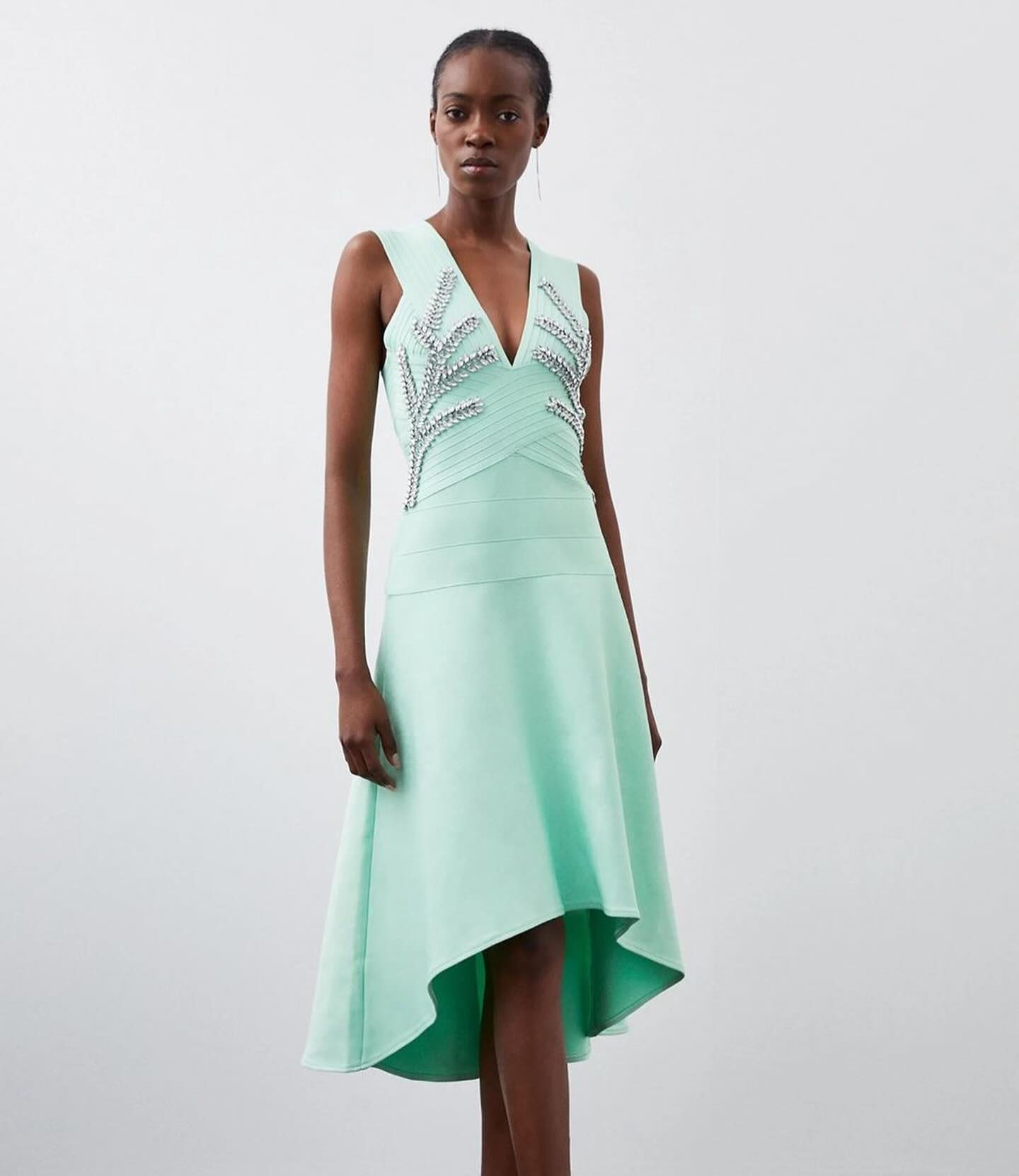 Women's sexy a-line midi dress